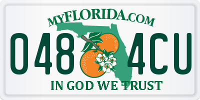 FL license plate 0484CU