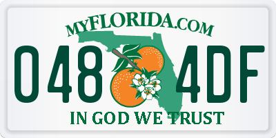 FL license plate 0484DF