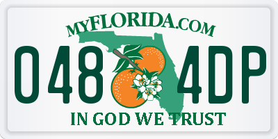 FL license plate 0484DP