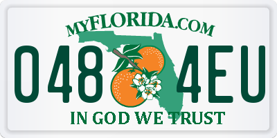 FL license plate 0484EU
