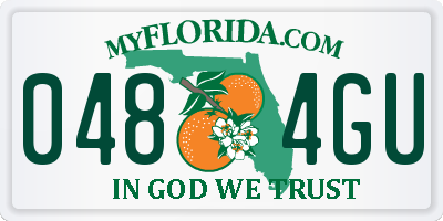 FL license plate 0484GU