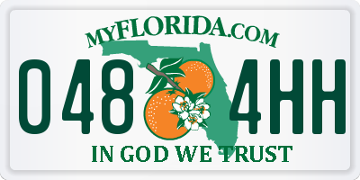 FL license plate 0484HH