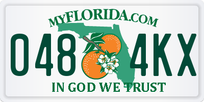 FL license plate 0484KX