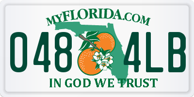 FL license plate 0484LB