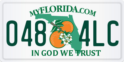 FL license plate 0484LC