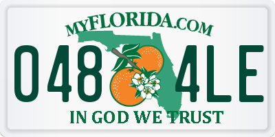FL license plate 0484LE