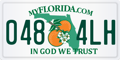 FL license plate 0484LH