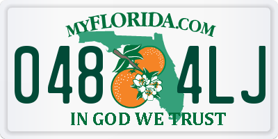 FL license plate 0484LJ