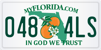 FL license plate 0484LS