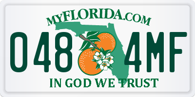 FL license plate 0484MF