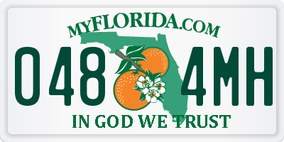 FL license plate 0484MH