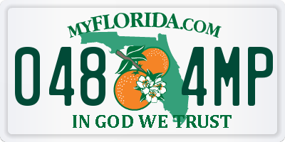 FL license plate 0484MP
