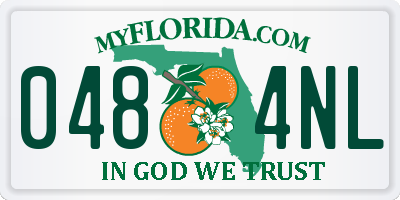 FL license plate 0484NL