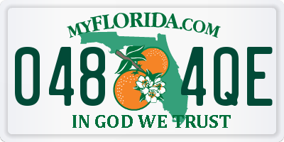 FL license plate 0484QE