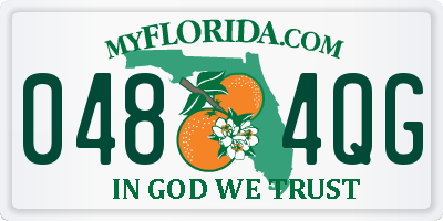 FL license plate 0484QG