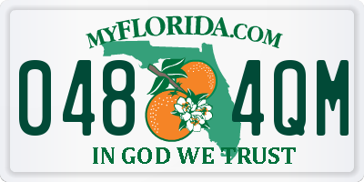 FL license plate 0484QM