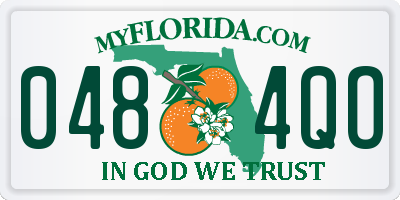 FL license plate 0484QO