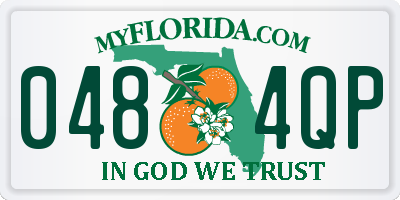 FL license plate 0484QP
