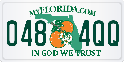 FL license plate 0484QQ