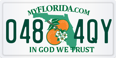 FL license plate 0484QY