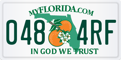 FL license plate 0484RF