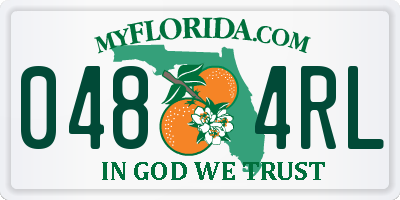 FL license plate 0484RL