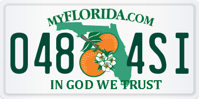 FL license plate 0484SI