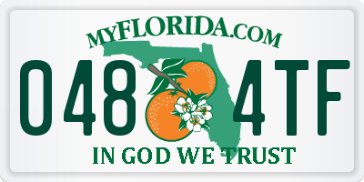 FL license plate 0484TF