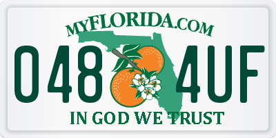 FL license plate 0484UF