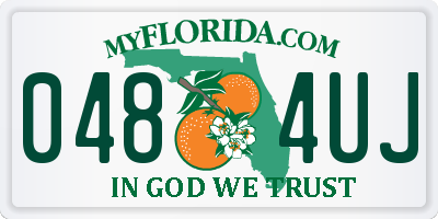 FL license plate 0484UJ