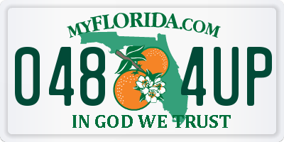 FL license plate 0484UP