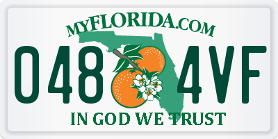 FL license plate 0484VF