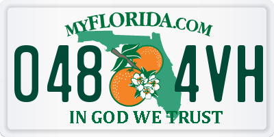 FL license plate 0484VH