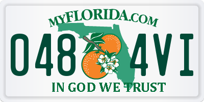 FL license plate 0484VI