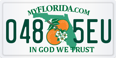 FL license plate 0485EU