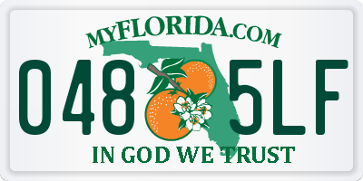 FL license plate 0485LF