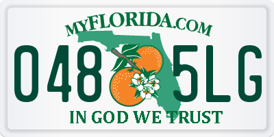 FL license plate 0485LG