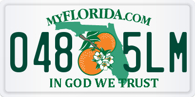 FL license plate 0485LM