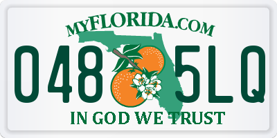 FL license plate 0485LQ