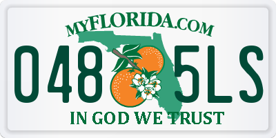 FL license plate 0485LS