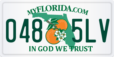 FL license plate 0485LV