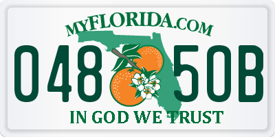 FL license plate 0485OB