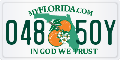 FL license plate 0485OY