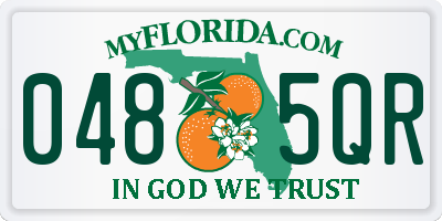 FL license plate 0485QR