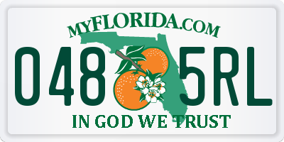 FL license plate 0485RL