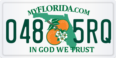 FL license plate 0485RQ