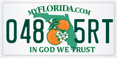 FL license plate 0485RT