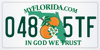 FL license plate 0485TF