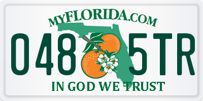 FL license plate 0485TR