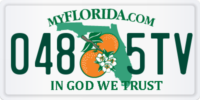 FL license plate 0485TV